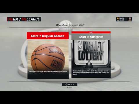 NBA 2K17 - My League Ep.1 - Creation / First trades !!!