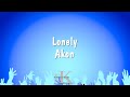 Lonely - Akon (Karaoke Version)