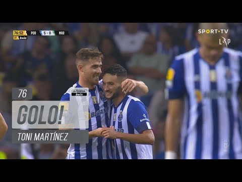 Goal | Golo Toni Martínez: FC Porto (5)-0 Marítimo (Liga 22/23 #1)