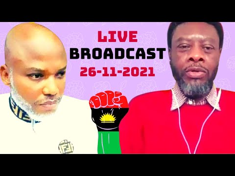 Special  Live Broadcast by Head Of DOS Mazi Chika Edoziem 26-11-2021. #FreeNnamdiKanuNow