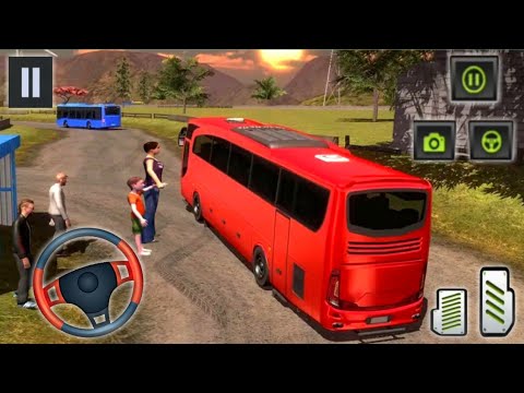 Offroad Mountain Coach Bus Driving Simulator Android Gameplay