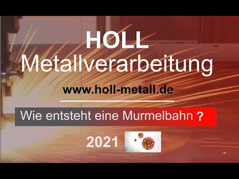 Wie entsteht eine Murmelbahn aus Metall bei dem Familienunternehmen HOLL GmbH Markkleeberg