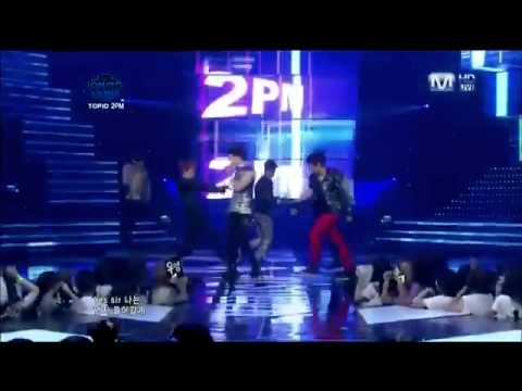 110721 2PM - Hands Up 1st Comeback & Goodbye Stage on M! Countdown ✮5th Week