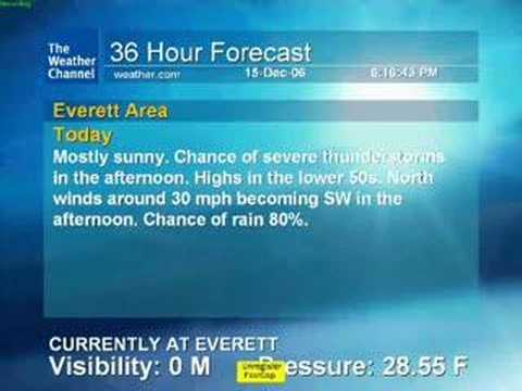 The Weather Channel XL v3 Emulator Video