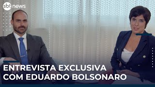 Eduardo Bolsonaro diz que sanção dos EUA contra Moraes teve data marcada para sair por duas vezes