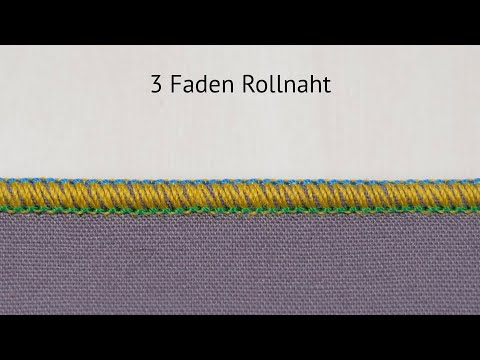Einfädeln der baby lock desire3 / 3 Faden Rollnaht