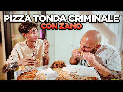 Criminal round pizza with ZANO