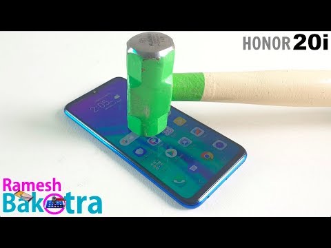 Honor 20i Screen Scratch Test