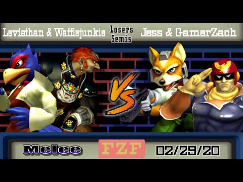 Leviathan & Wafflejunkie (B) vs. Jess & GamerZach (R) - Losers Semis - Flat Zone February 2020