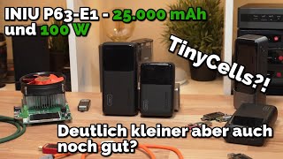 Kompakter und leichter dank TinyCells, die INIU P63-E1 im Test