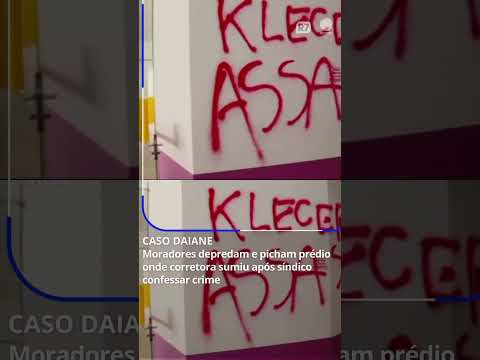 O clima esquentou em Caldas Novas (GO) após a confirmação da morte da corretora Daiane Alves.