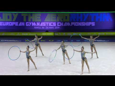 LR  menines gimnastikos jaunimo rinktines pasirodymas Europos cempionato finale 2019