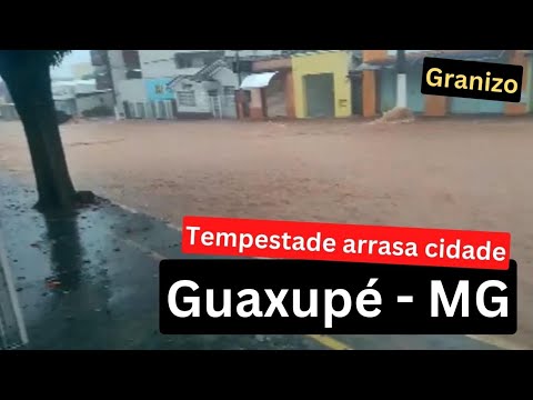 Granizo em Guaxupé