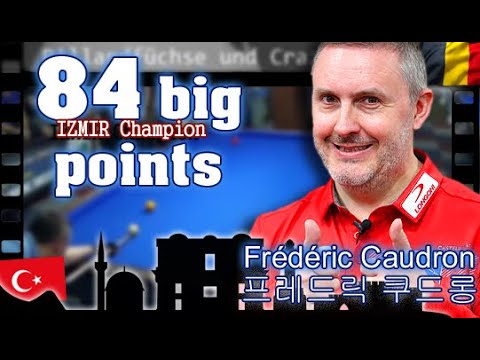 84 big points by champion 🇧🇪 Frederic Caudron at 🕌 Izmir bilardo cup 2019