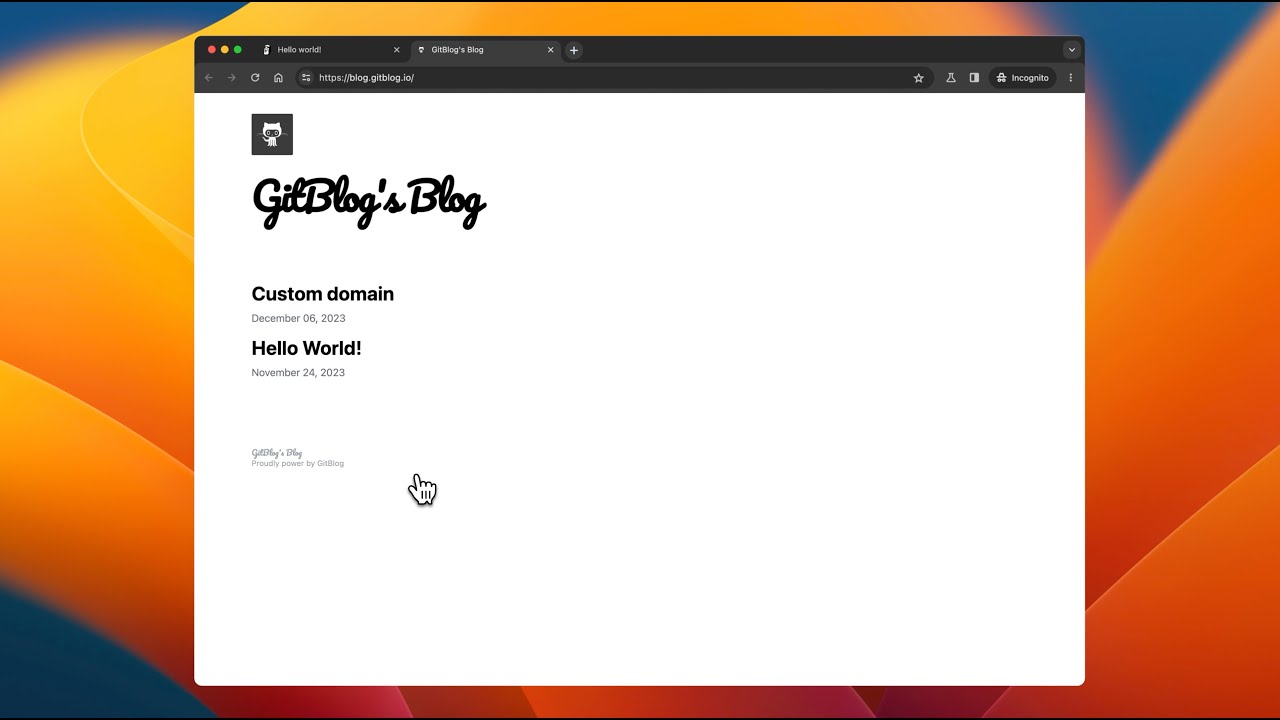 GitHub issues as blog - gitblog.io