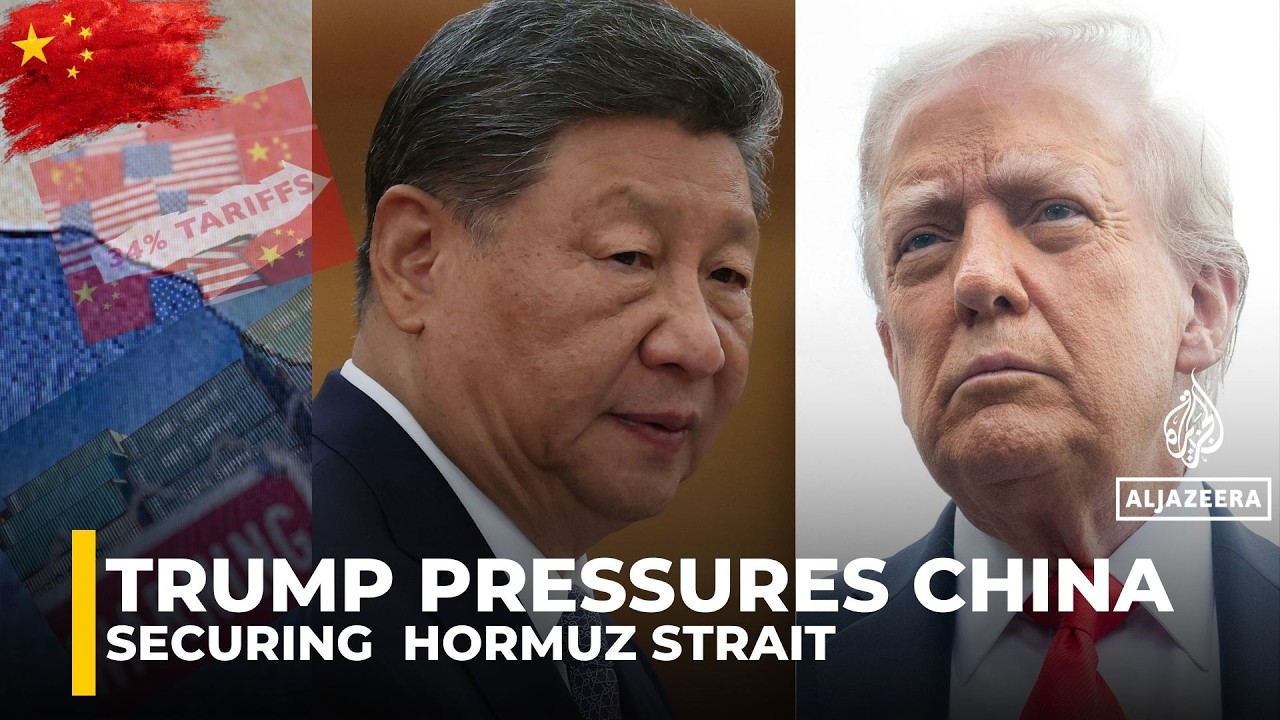 Video | Trump pressures China over strait of Hormuz oil crisis | US–China tensions explained