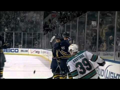 Sabres vs  Shark 12 9 2010 Jason Pominville's Short Handed Goal