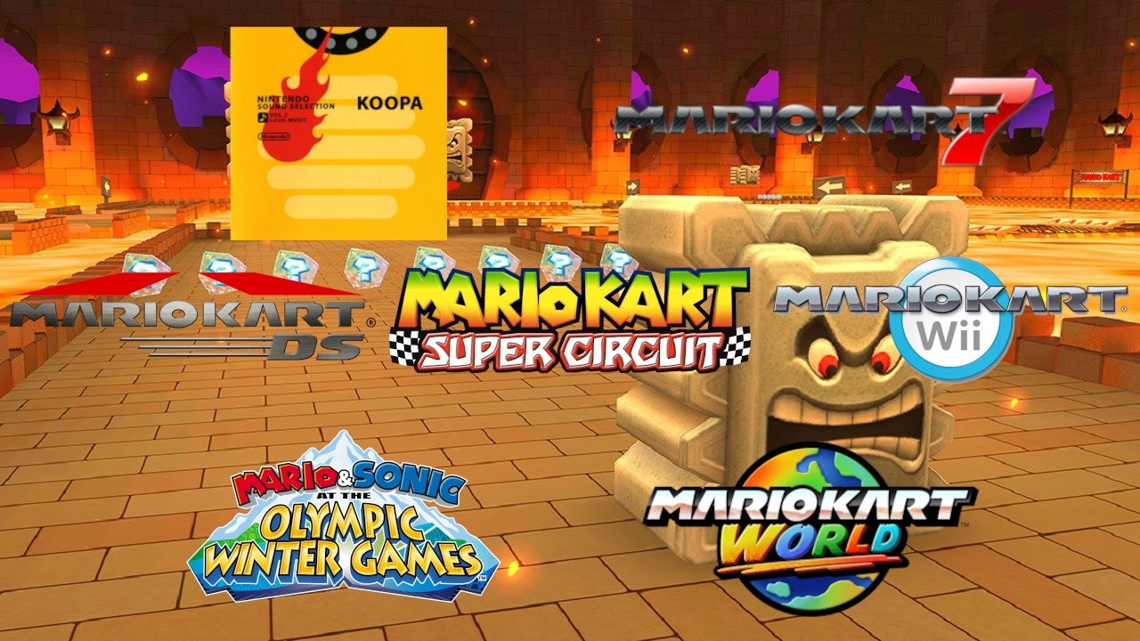 GBA Bowser's Castle Theme Mashup (7 songs)