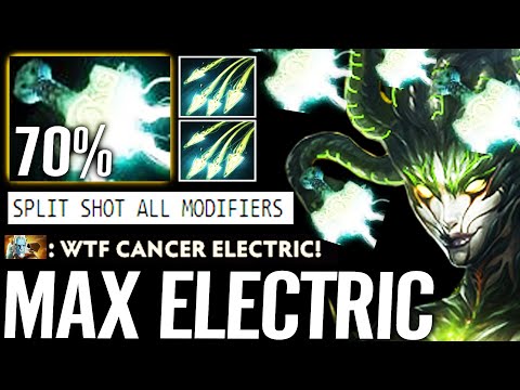 🔥 70% MAX ELECTRIC - WTF Cancer Medusa Mjollnir 100% Hard Counter Phantom Lancer 7.29 Dota 2 Pro
