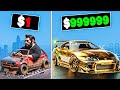 $1 to $1,000,000 Fast and Furious Car in GTA 5