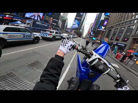 YZ125 RIDEOUT IN NEW YORK CITY