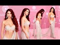 Disha Patani Dazzles In Shimmery Saree And Strapless Tube At NMACC Gala Day 2