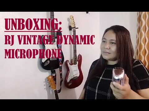 UNBOXING: Vintage Dynamic Microphone from RJ