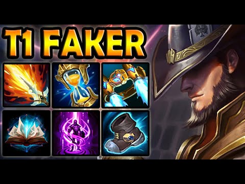 T1 Faker TWISTED FATE MID vs ZOE - Ranked Korea ✅