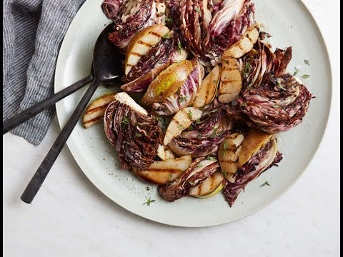 Gwyneth Paltrow Makes Her Favorite Grilled Radicchio & Pear Salad
