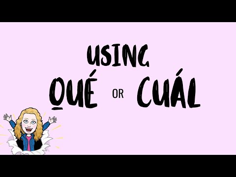 Qué vs Cuál in Spanish - How to learn Spanish for Beginners