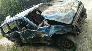 preview picture of video 'Crazy car crash Bentelo 2014'