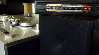 Video thumbnail for RTW 1206D PPM calibrated peak meter and Studer A80 playing Bezugsband BASF 320nWb/m calibration tape by Philip van der Matten