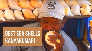 Sea shells shopping at Kanyakumari