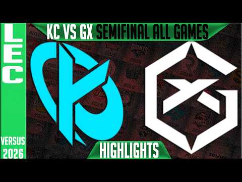 KC vs GX Highlights ALL GAMES | LEC Playoffs 2026 Semifinal | Karmine Corp vs GiantX