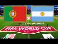 PORTUGAL vs ARGENTINA | Final FIFA World Cup 2022 | Messi vs Ronaldo | PES Gameplay