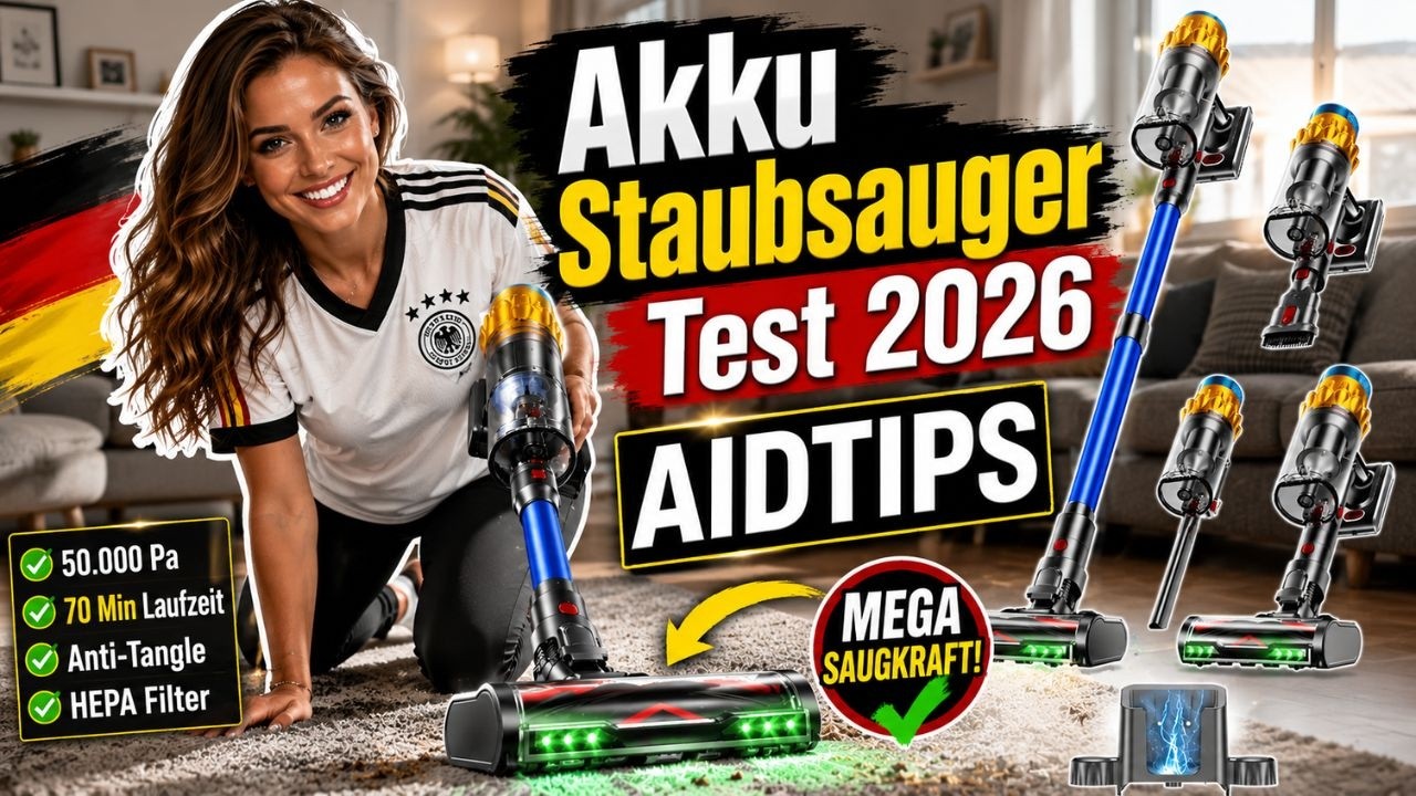 Akku Staubsauger Test 2026