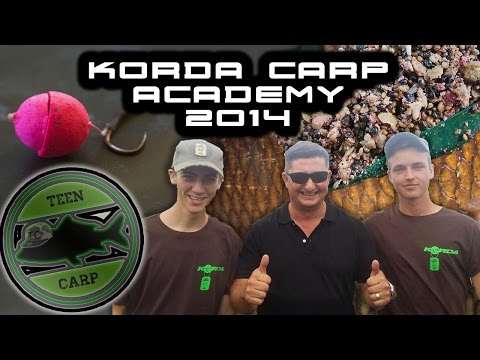 TEEN CARP- Korda Carp Academy 2014, Draining Danny Fairbrass.