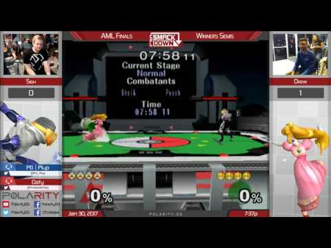 AML 3 Finals - Drew (Peach) vs Sigh (Sheik) - Winners Semis