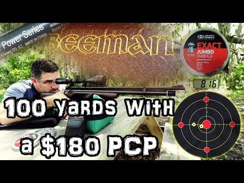 Beeman QB Chief .22 Air Rifle + Accuracy TEST - 50 & 100 Yard + FULL REVIEW - Budget PCP Airgun