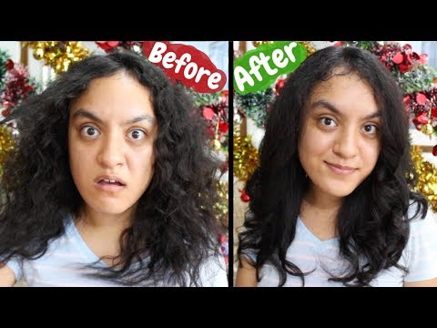 Life Hack: How To Curl Frizzy Curly Hair