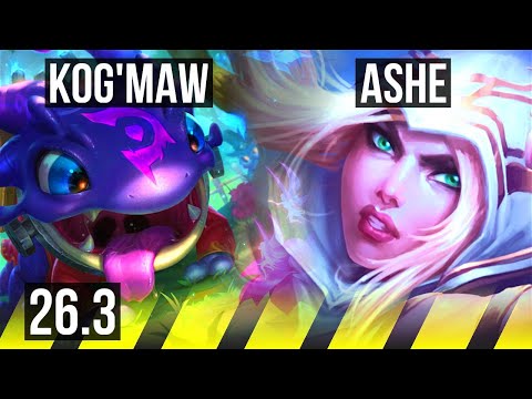 KOG'MAW & Lulu vs ASHE & Nautilus (ADC) | KR Master | 26.3