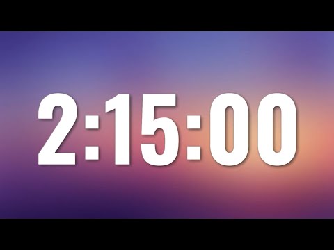 2 Hour 15 Minute Timer - No Sounds, No Ads, No Music