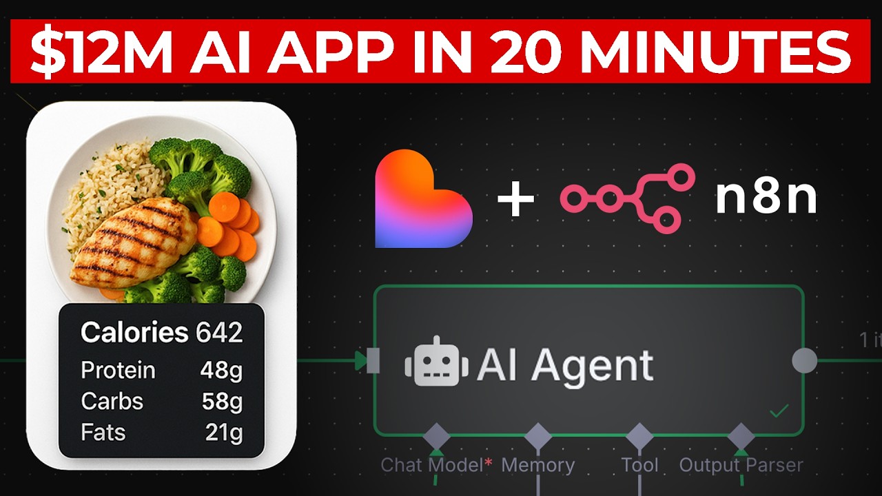 I Rebuilt a $12M AI App in 20 Minutes with No Code (n8n + lovable)