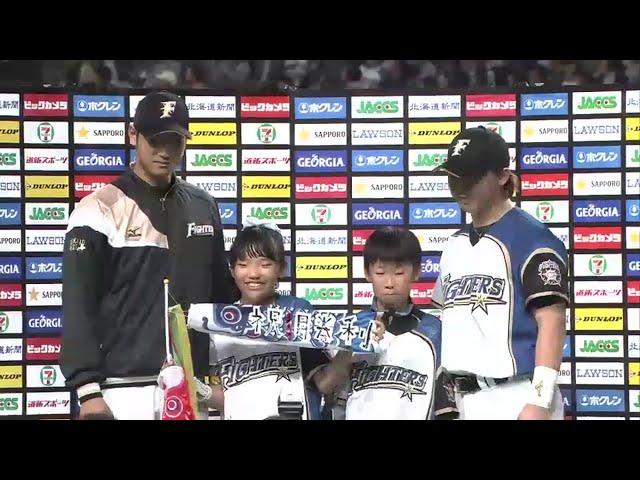 ファイターズ佐藤賢選手・大谷選手ヒーローインタビュー 2014/5/4 F-Bs