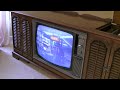 Old 1969 RCA New Vista Color TV - Turned on after ...