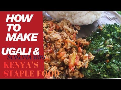 Authentic Kenyan Food: How to Make Ugali and Sukuma Wiki | Traditional East African Recipe