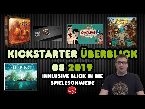 Kickstarter Überblick 08/2019 (inkl. Vorschau auf 2020: Teburu) & Blick in die Spieleschmiede
