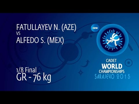 1/8 GR - 76 kg: N. FATULLAYEV (AZE) df. S. ALFEDO (MEX), 5-5