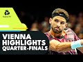 Medvedev Faces Sinner; Dimitrov, Hurkacz & Shapovalov Play | Vienna 2022 Quarter-Final Highlights