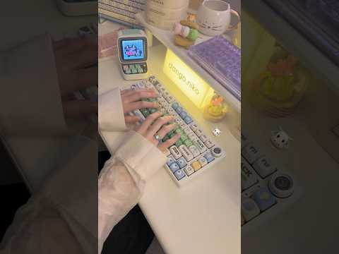 5 creamy keyboards, specs on my IG ✨ #keyboard #asmr #typing #mechanicalkeyboard #shorts